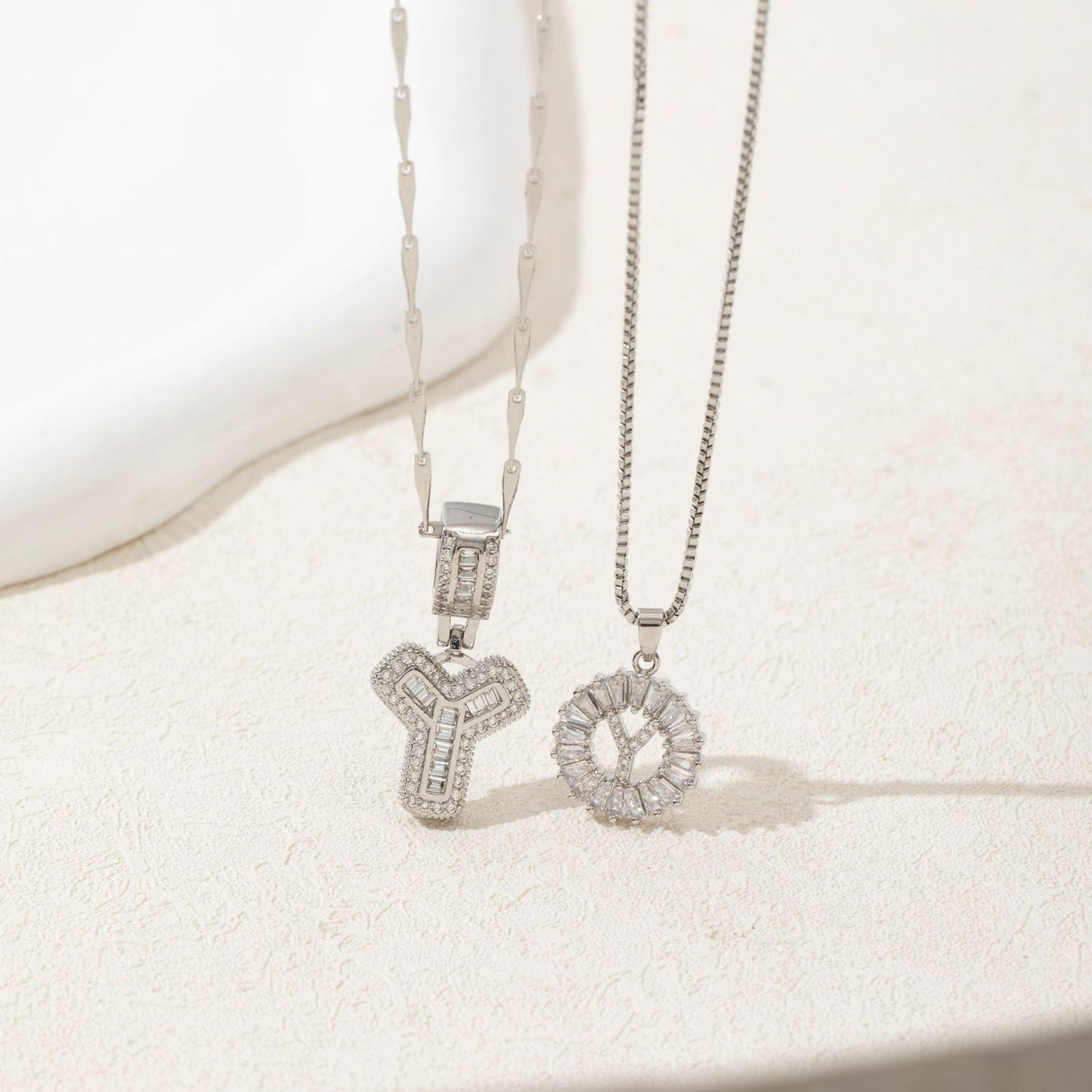 letter pendant necklace