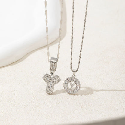 letter pendant necklace