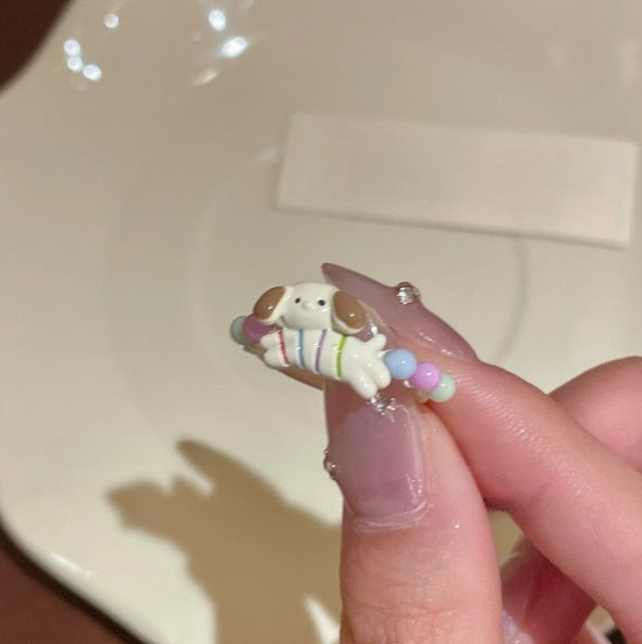 Cartoon Animal Rotatable Open Ring