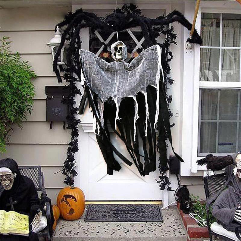 Skull Gauze Door Hanging Decoration