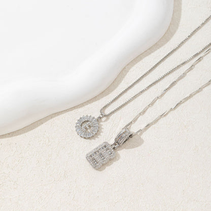 letter pendant necklace
