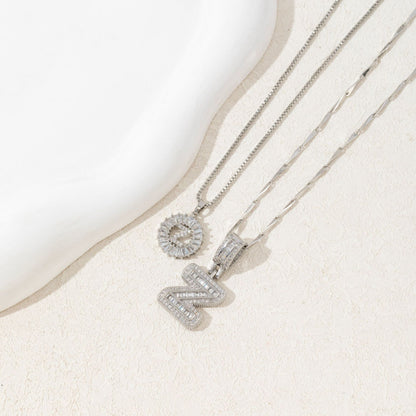 letter pendant necklace