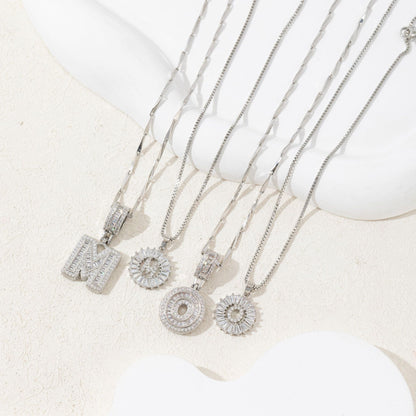 letter pendant necklace