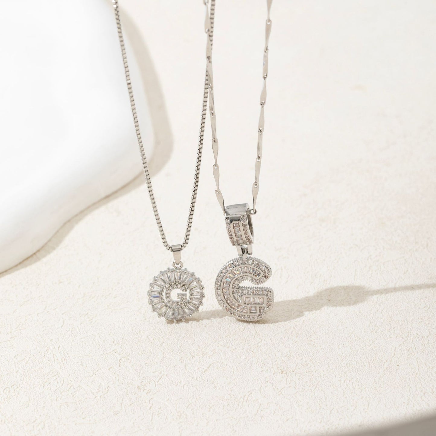 letter pendant necklace