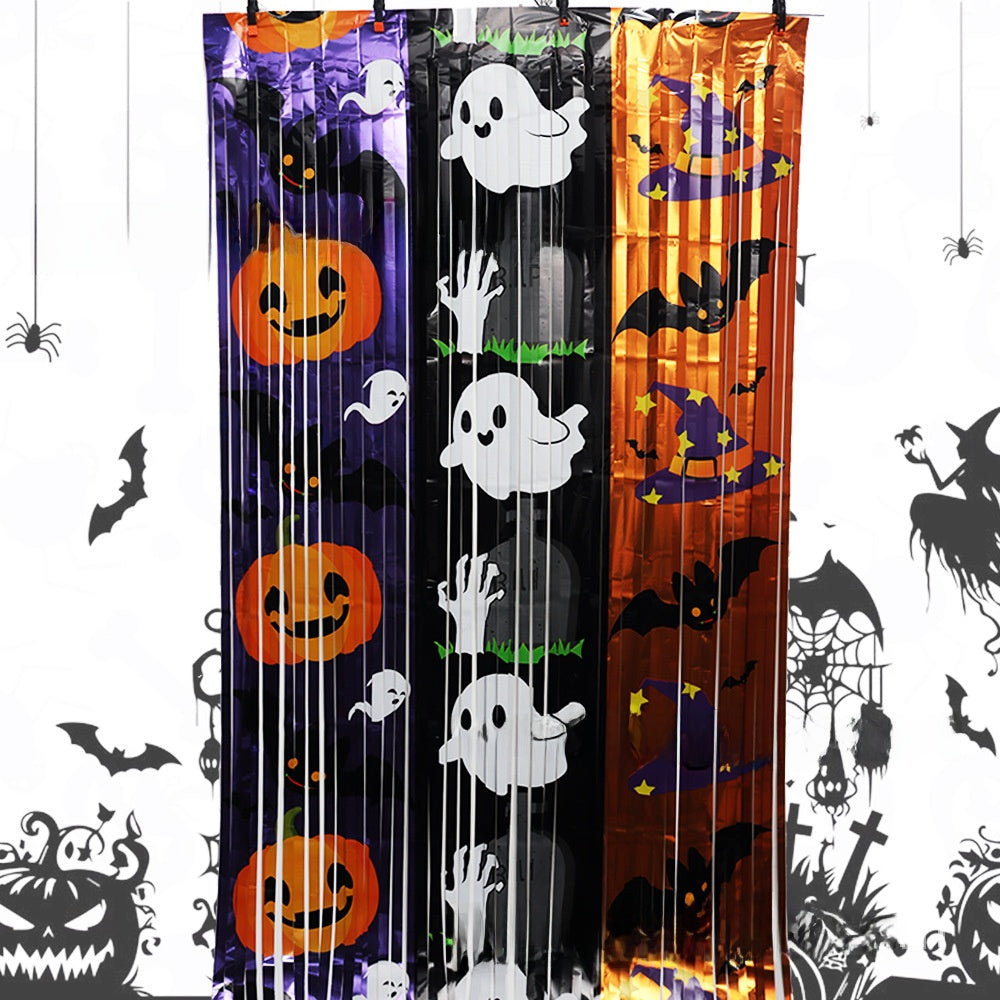 Halloween Party Decoration Rain Silk Curtain