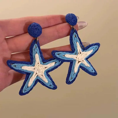 A girl with super fairy-like colorful flower earrings