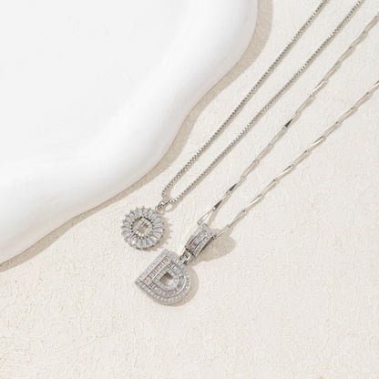 letter pendant necklace