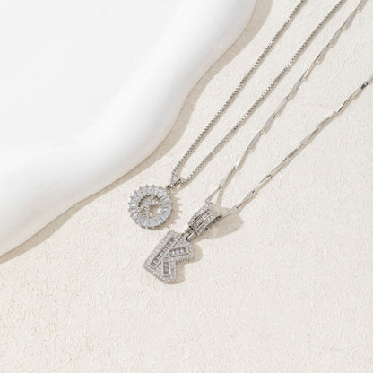 letter pendant necklace