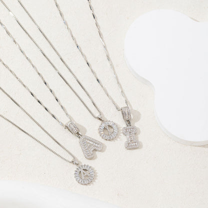 letter pendant necklace