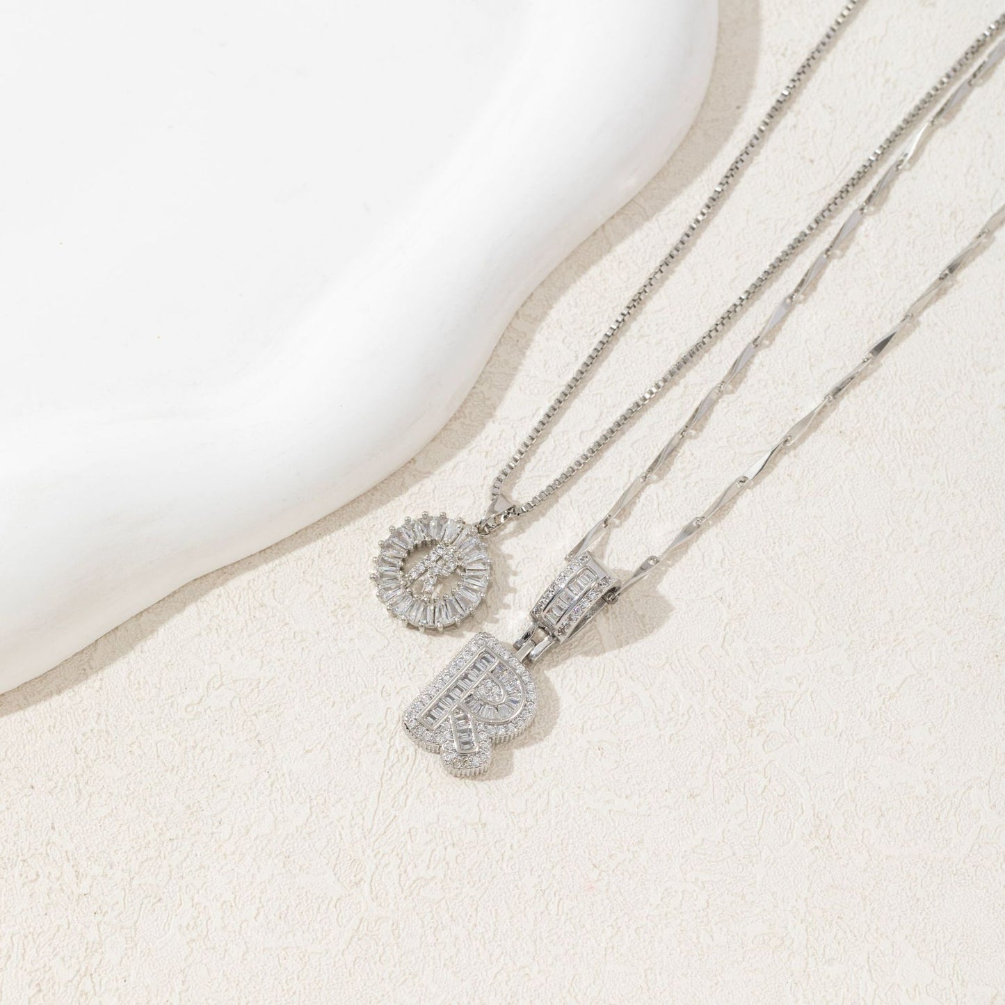 letter pendant necklace