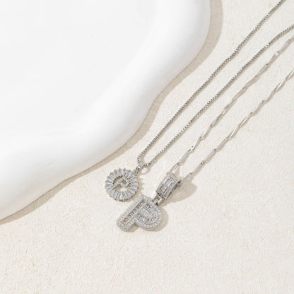 letter pendant necklace