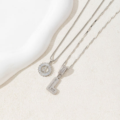letter pendant necklace