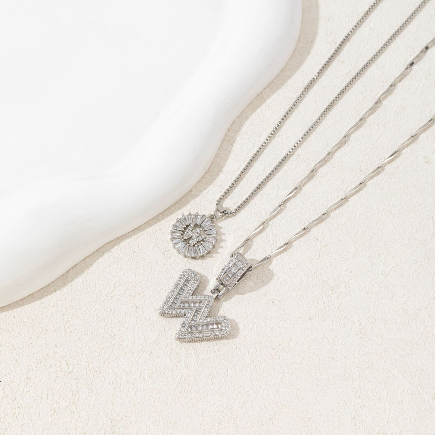 letter pendant necklace