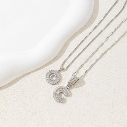 letter pendant necklace