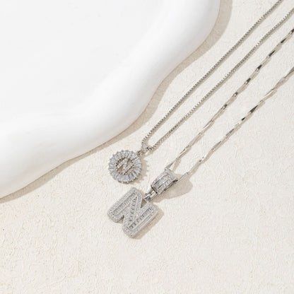 letter pendant necklace