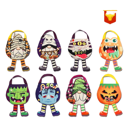 Halloween Candy Bag Kids Printing Pumpkin