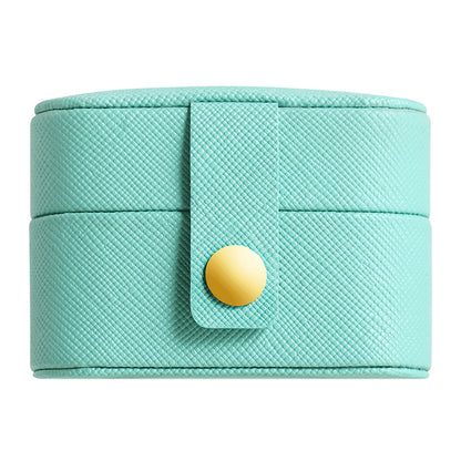 Mini Leather Jewelry Box for Rings and Earrings