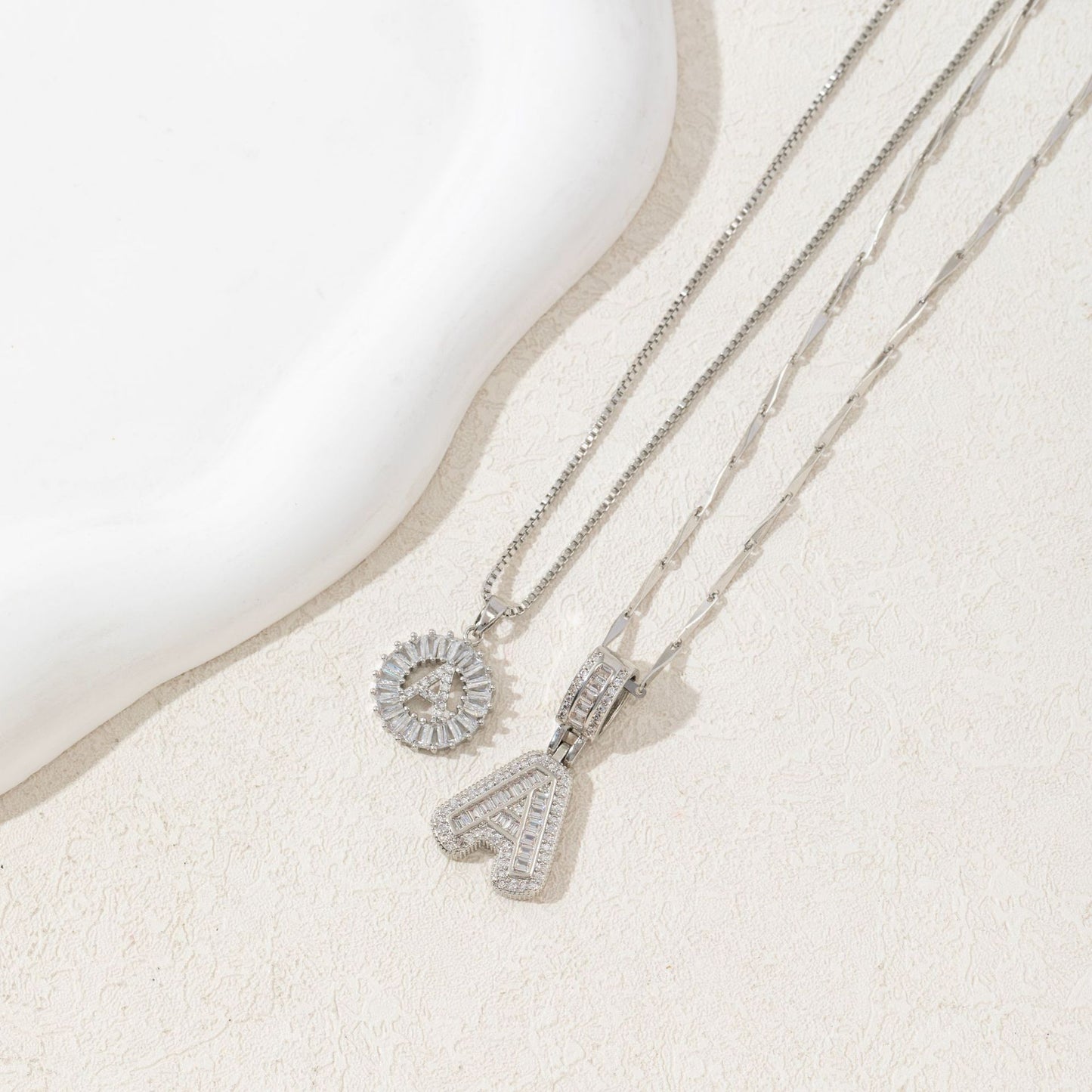 letter pendant necklace