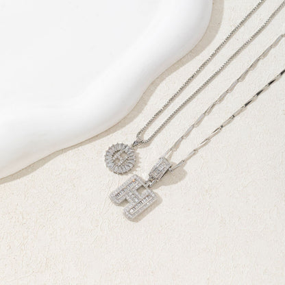 letter pendant necklace