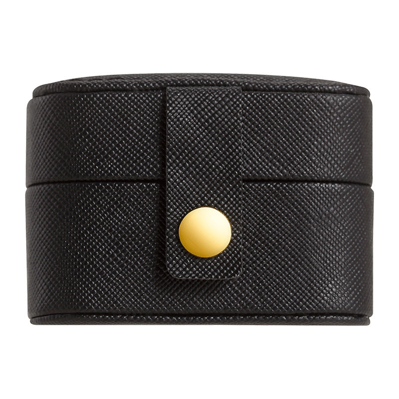 Mini Leather Jewelry Box for Rings and Earrings