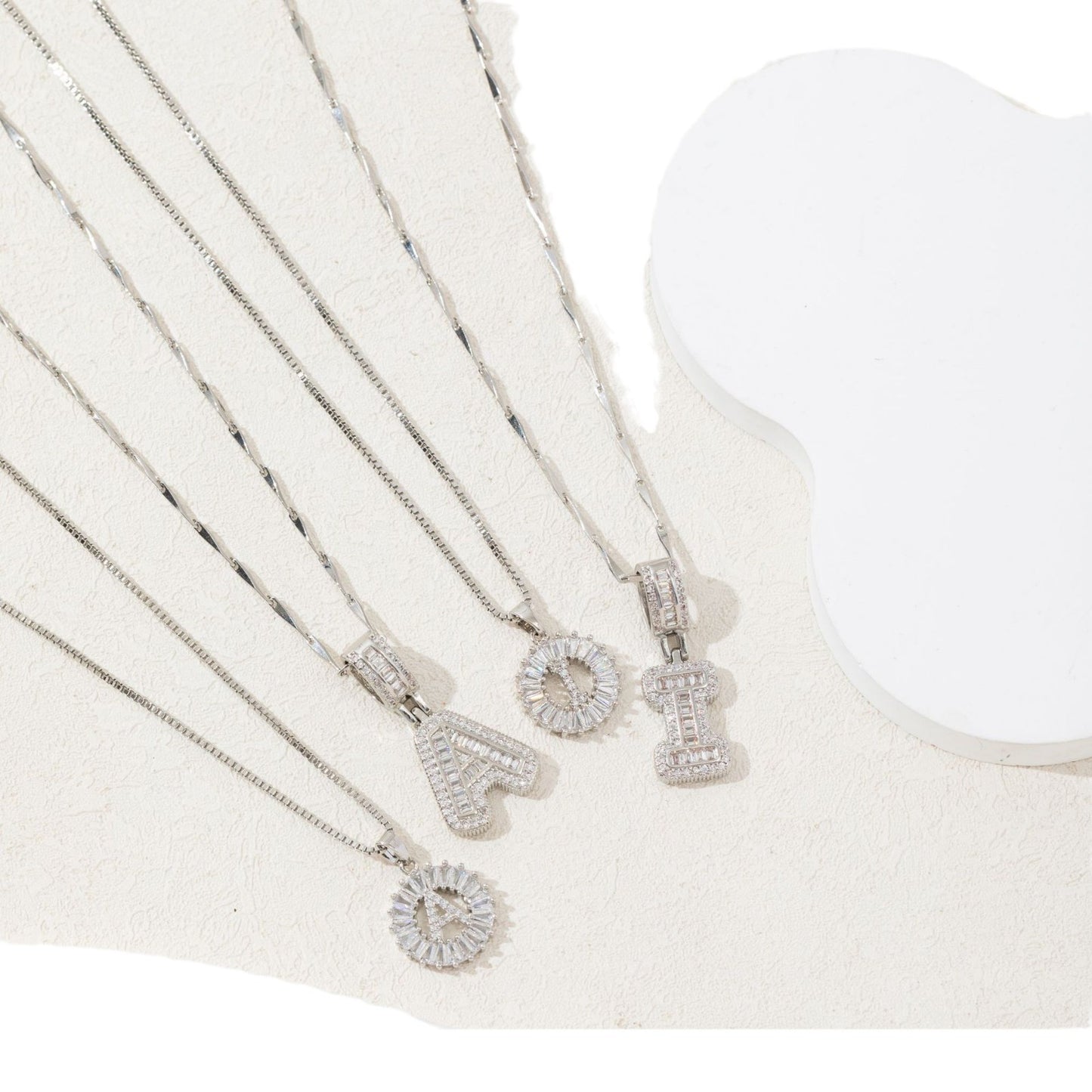 letter pendant necklace