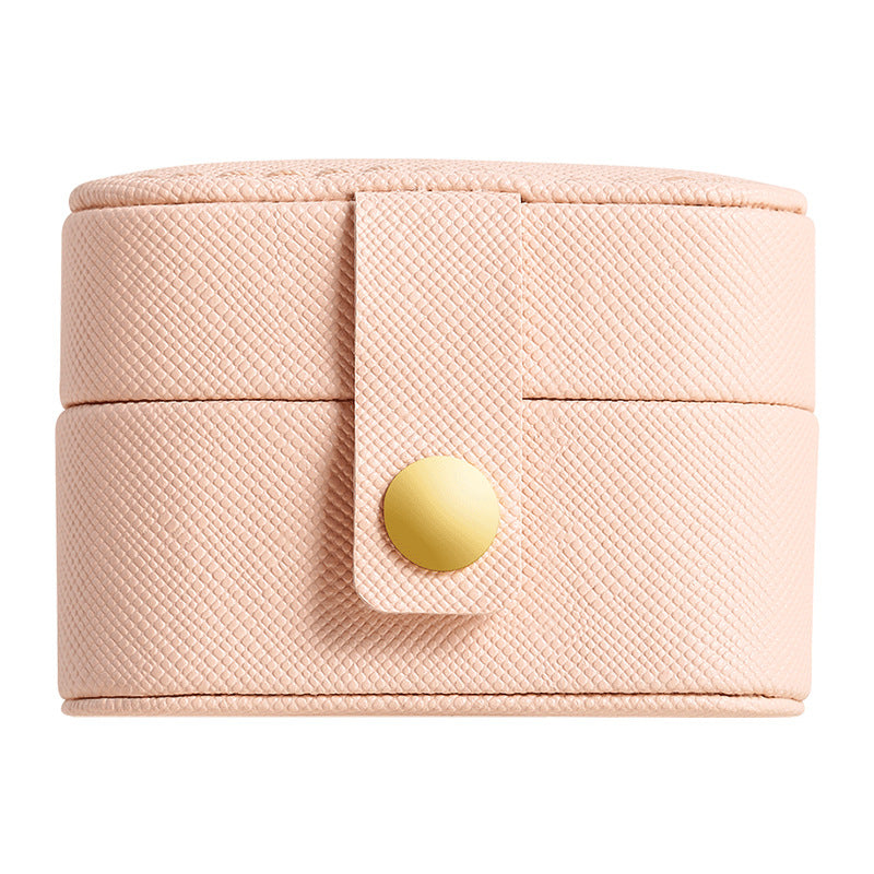 Mini Leather Jewelry Box for Rings and Earrings