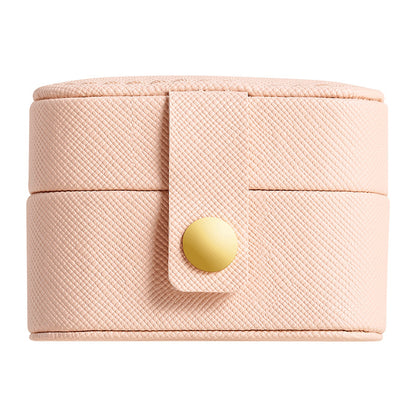 Mini Leather Jewelry Box for Rings and Earrings